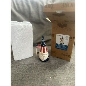 Jim Shore Star Spangled American Gnomes Around the World Figurine 2020 #6008419